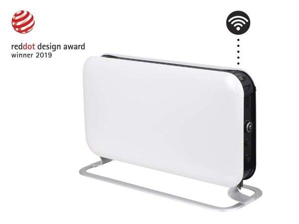 Wifi intelligens mobil konvektor, 1200w fehér acél oldallapokkal CO1200WIFI3