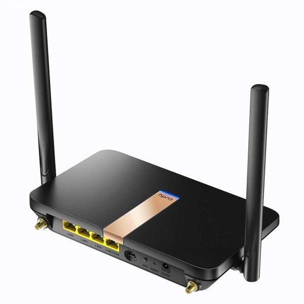 Cudy LT500D vezetéknélküli router Fast Ethernet Kétsávos (2,4 GHz / 5 GHz)
4G Fekete