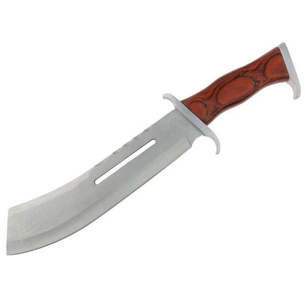 IdeallStore® vadászmachete, Last Blood, 40 cm, rozsdamentes acél, barna,
bőrhüvely mellékelve