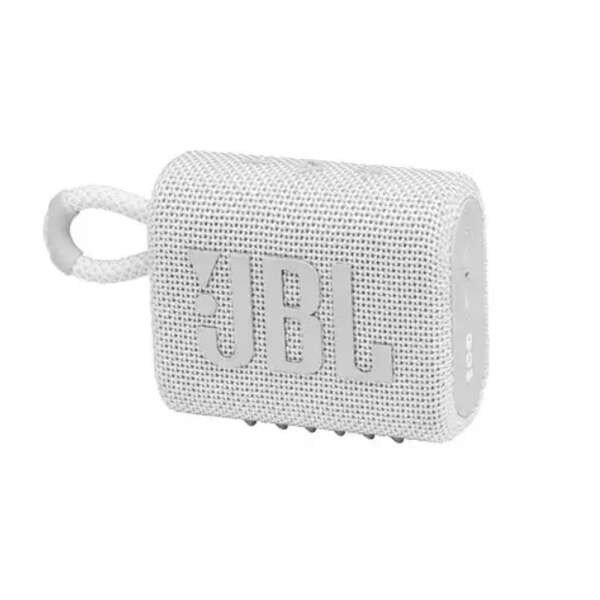 JBL GO 3 hordozható bluetooth hangszóró, fehér