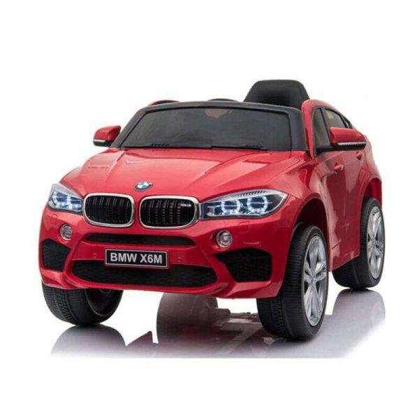 BMW X6 M licence, elektromos kisautó - piros