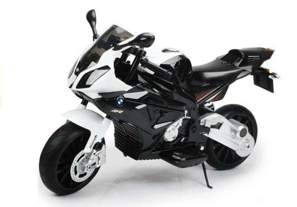 BMW S 1000 RR Fekete 12V elektromos motorkerékpár EVA kerekekkel, kulcsos
indítással 1718