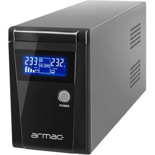 Armac Office 850E LCD 850VA / 480W Vonalinteraktív UPS Fekete