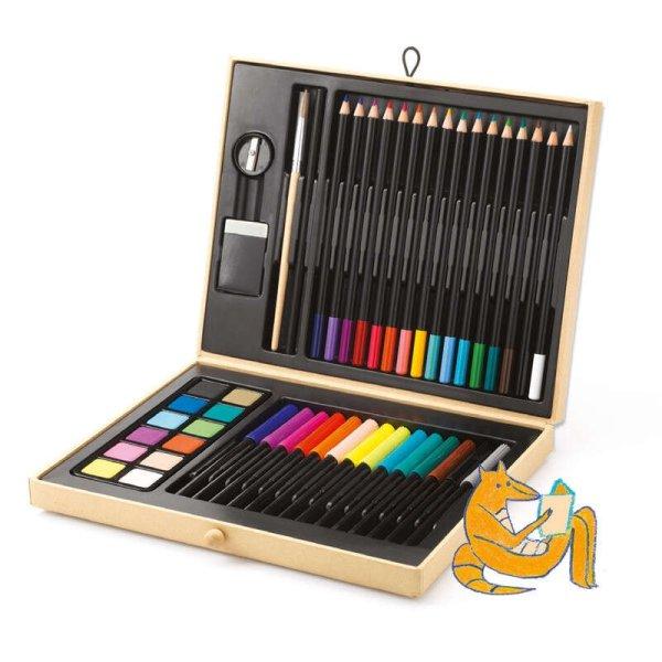 Kreatív készlet - Festő és rajz készlet - Color box | Djeco