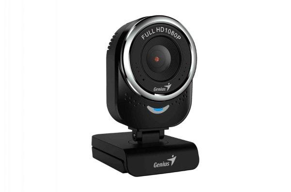 Genius Webkamera QCAM 6000 USB, 1920 x 1080, mikrofonos, fekete