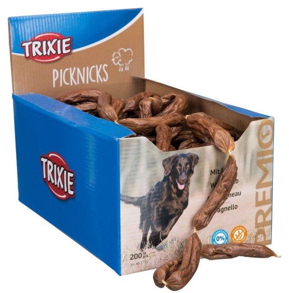 Trixie 200 darab PREMIO Picknicks jutalomfalat kolbászlánc, bárányhússal, 8
cm/darab, 8 g/darab 2755