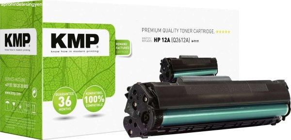 KMP (HP Q2612A) Toner Fekete