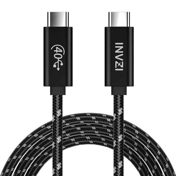 USB-C / USB4.0 Gen3 kábel 240W 40Gbps, 1m (fekete)