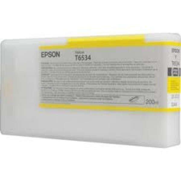Epson T6534 Tintapatron Yellow 200ml , C13T653400