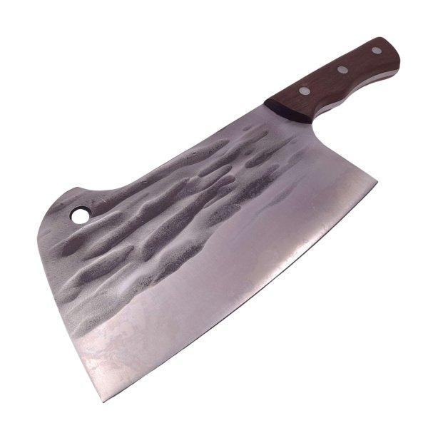 IdeallStore® szakácskés, kézzel készített, Destiny Kitchen, 32 cm,
rozsdamentes acél, 890 g, barna