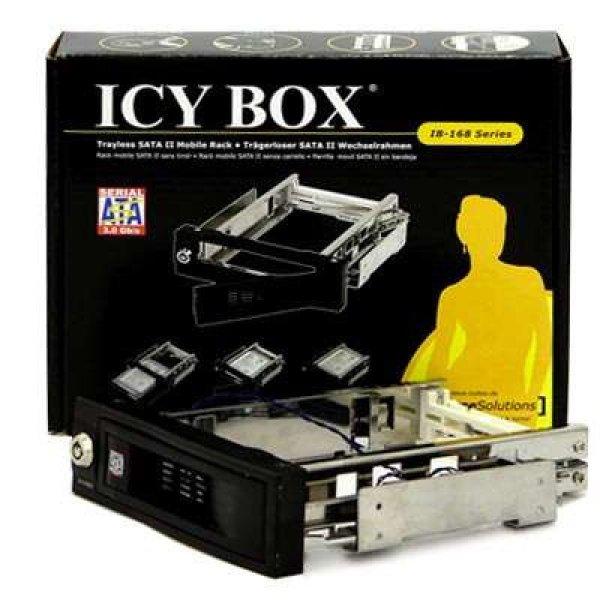 RaidSonic ICY BOX Mobile Rack IB-168SK-B, SATA, fekete