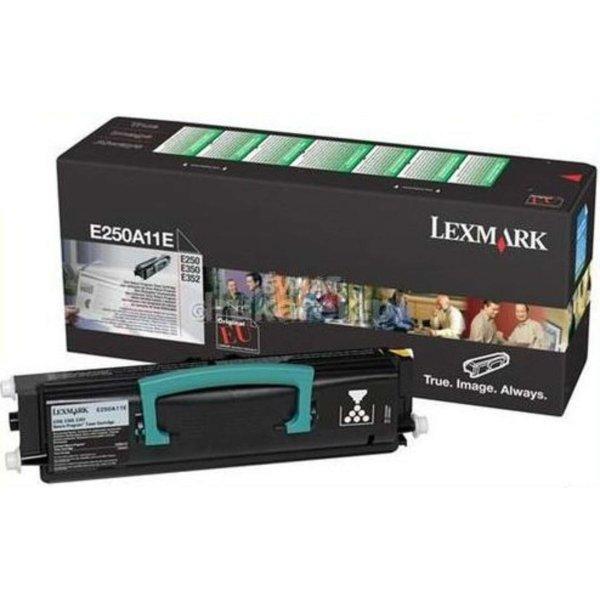 Lexmark E250 E350 E352 lézertoner eredeti 3,5K 250A11E