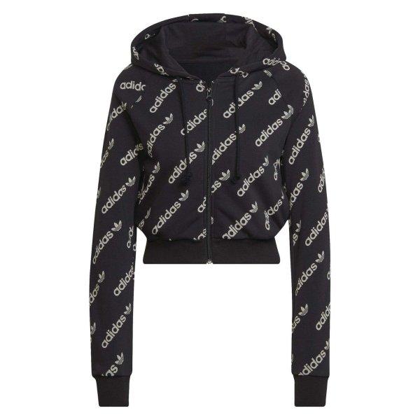 Adidas vágott Tt mono kapucnis pulóver HM4889 női fekete 38