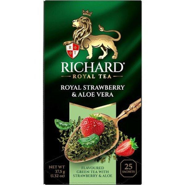 Richard Royal 37,5G Strawberry & Aloe Vera Zöld Tea