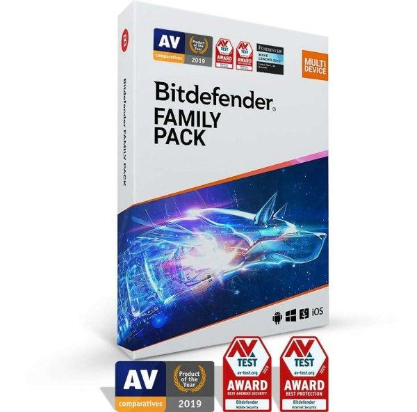 Bitdefender Family Pack 15 eszközre 3 évre (elektronikus licenc)
