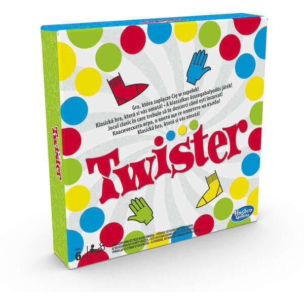 Hasbro Twister társasjáték-két új mozdulattal ügyességi játék