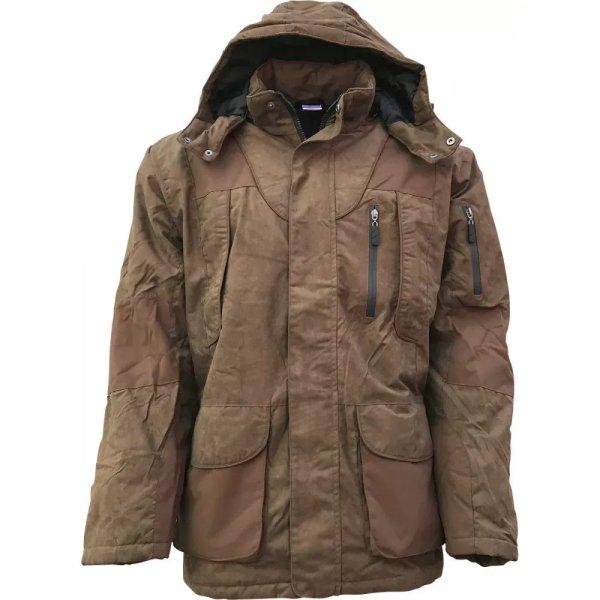Téli meleg vadász kabát barna színben XL - es 
