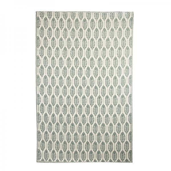 Levél mintás kétoldalú kültéri szőnyeg, 242 x 150 cm OC44