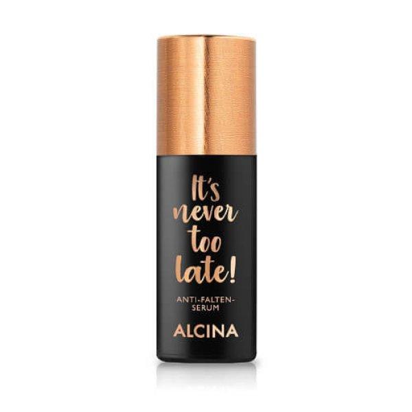 Alcina It`s never too late! ránctalanító szérum (Anti-Falten
Serum) 30 ml
