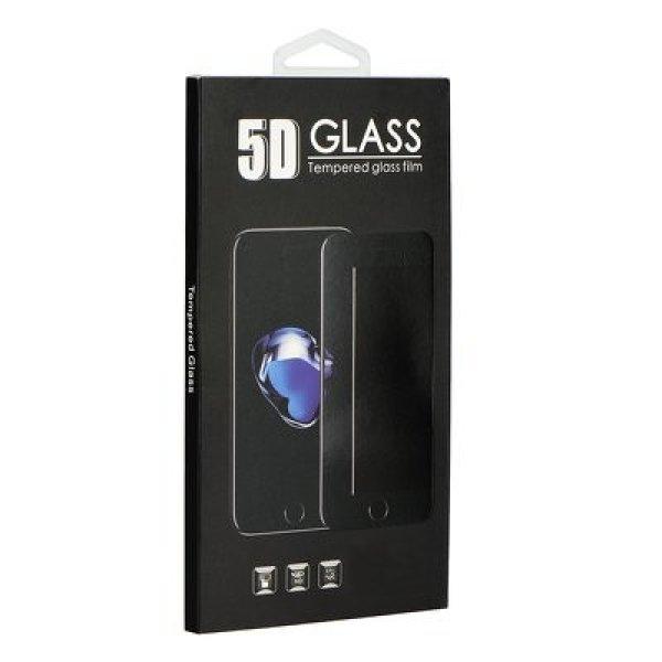Samsung Galaxy S22 Plus előlapi üvegfólia, edzett, hajlított, fekete keret,
SM-S906, 5D Full Glue