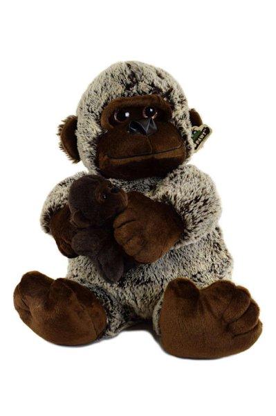 Paws Plüss Snowy gorilla és babája 50cm