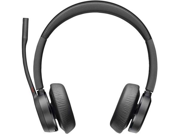 Poly Voyager 4320-M Microsoft Teams (USB Type-C) Wireless Headset + BT700
Adapter - Fekete