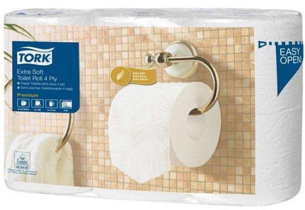 Tork Extra Soft Premium 4 rétegű Toalettpapír 7x6 tekercs