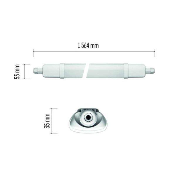 EMOS LED porálló lámpa IP65 4500lm természetes fehér