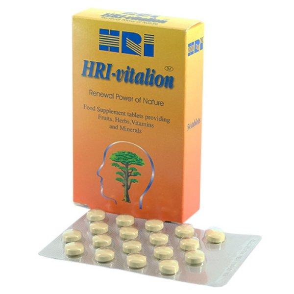 HRI vitalion vitaminokkal és ásványi anyagokkal dúsított
étrend-kiegészítő tabletta 54 db