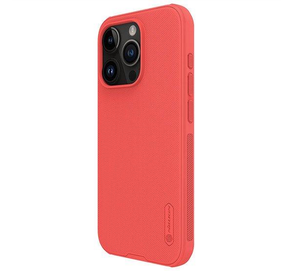 Nillkin Super Frosted Pro Apple iPhone 15 Pro tok, piros