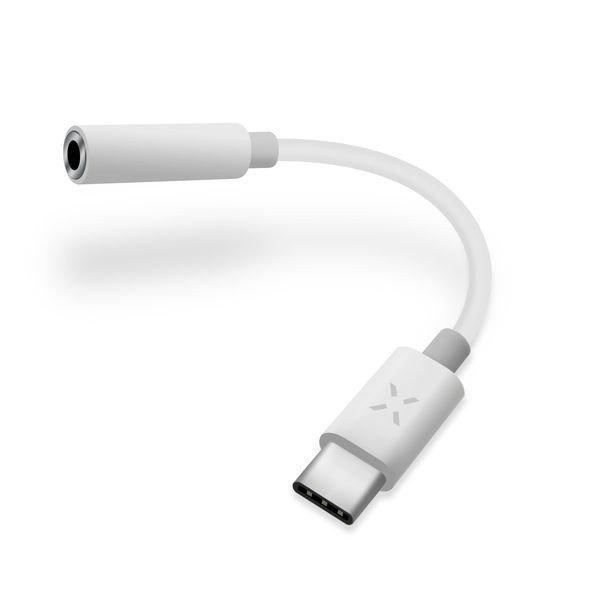 FIXED fejhallgató adapter USB-C - 3.5mm jack DAC fehér