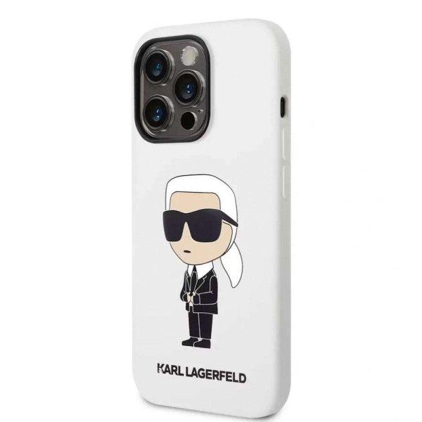 Karl Lagerfeld tok fehét KLHCP14XSNIKBCH Iphone 14 Pro Max készülékhez