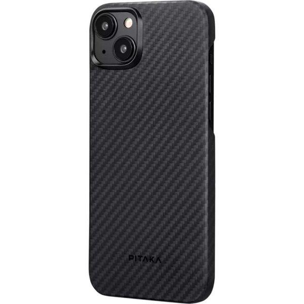 Pitaka MagEZ Case 4 Black / Grey Twill 1500D iPhone 15 Plus készülékhez -
MagSafe rögzítéssel