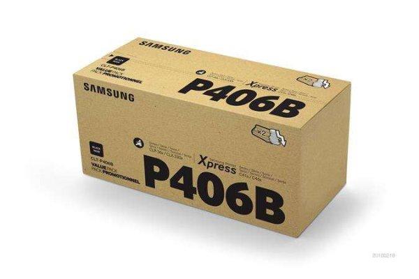 Samsung CLT-P406B Eredeti Toner - Fekete (2 db / csomag)