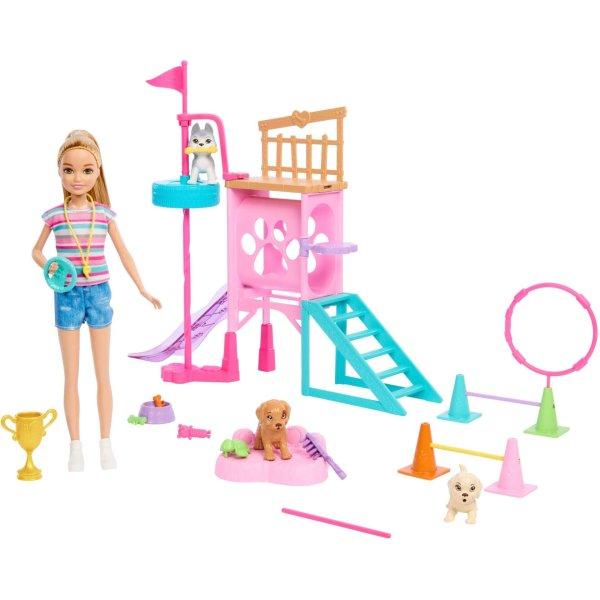 Mattel Barbie Family & Friends Stacie kiskutya játszótér játékkészlet