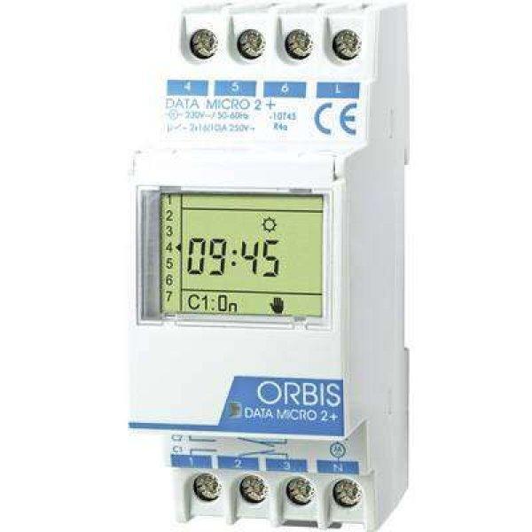 ORBIS Zeitschalttechnik DATA MICRO-2 + 230 V Kalapsínes időkapcsoló óra
Digitális 250 V/AC