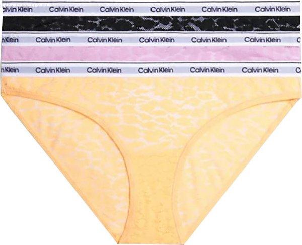 Calvin Klein 3 PACK - női alsó Bikini QD5069E-GP9 S
