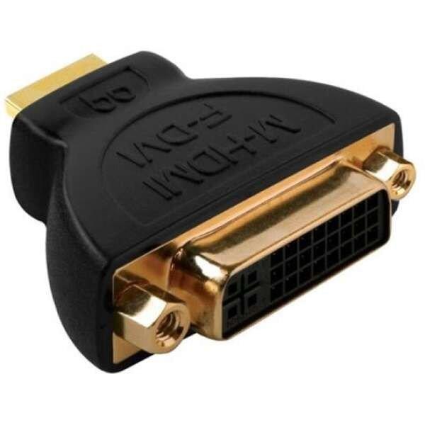 AudioQuest HDM/DVIM2F HDMI Type A dugó, DVI aljzat aranyozott csatlakozós
adapter