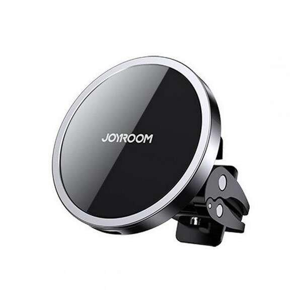 JOYROOM autós tartó (15W, szellőzőre, QI Wireless, vezeték nélküli
töltés, 360°-ban forgatható, Magsafe rögzítés) FEKETE (JR-ZS240)
(JR-ZS240)