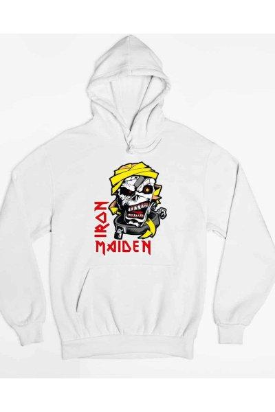 Iron Maiden zenekari pulóver - egyedi mintás, 4 színben, 5 méretben