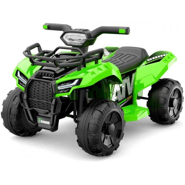 gyerekautócobra akkumulátoros quad autó, zöld 64 x 44 x 42 cm