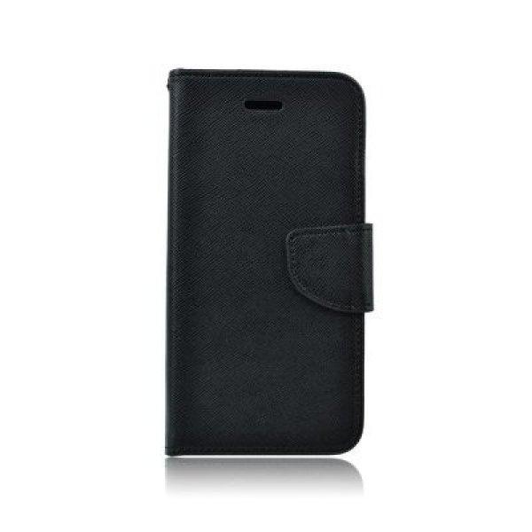 Fancy Apple iPhone 7 / 8 / SE2 / SE3 oldalra nyíló mágneses könyv tok
szilikon belsővel fekete