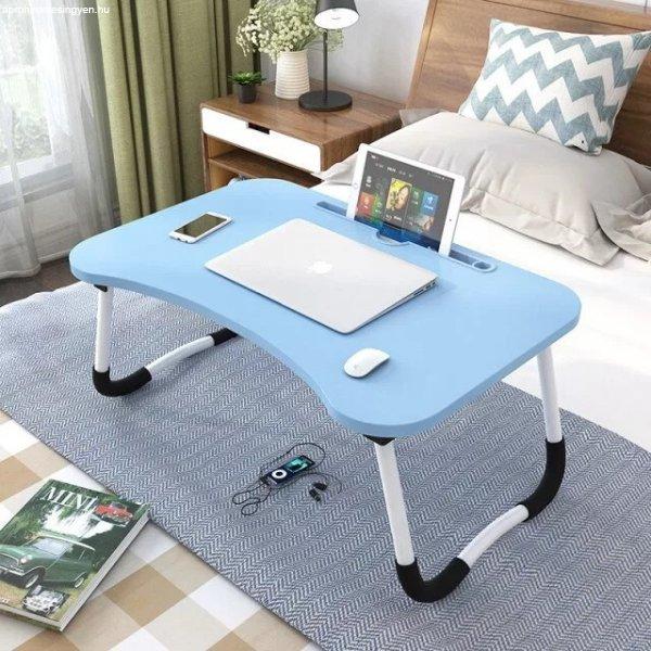 Laptoptartó kisasztal - kék