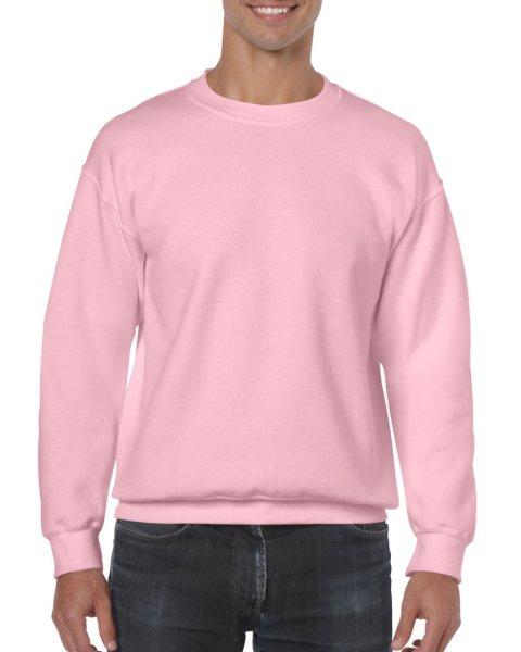 Kereknyakú körkötött pulóver, Gildan GI18000, Light Pink-3XL
