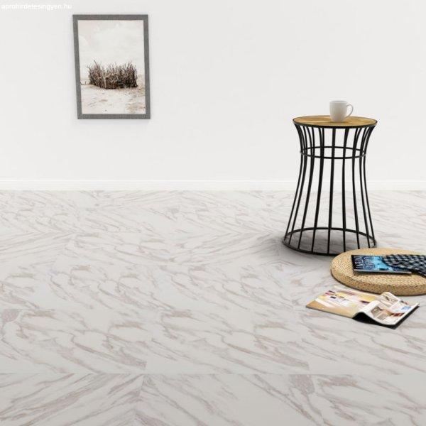20 db fehér márvány mintás öntapadó PVC padlólap 1,86 m²