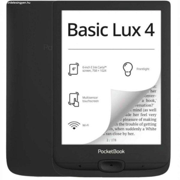 POCKETBOOK e-Reader - PB618 BASIC LUX4 Fekete (6