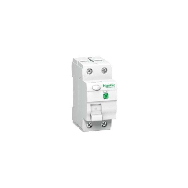 RESI9 áram-védőkapcsoló, AC osztály, 2P, 25A, 30mA R9R11225
