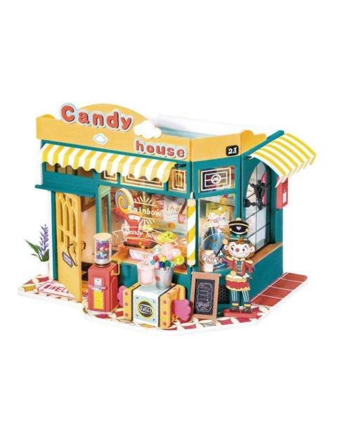 Puzzle 3D, Casuta DIY, Rainbow Candy House, RoLife, 179 pite