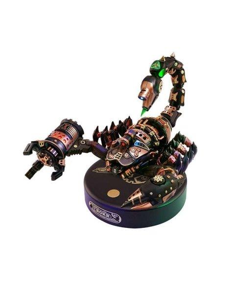 Mechanikus 3D puzzle, Scorpion Emperor, ROKR, fém és műanyag, 123 részes