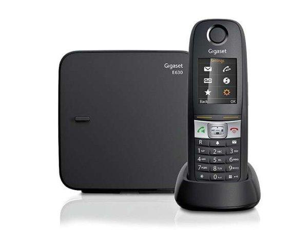 Gigaset DECT E630 vezeték nélküli telefon - Fekete